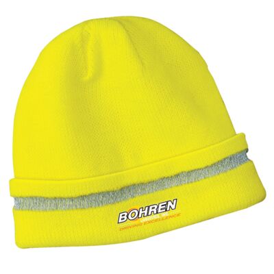 Bohren - Enhanced Visibility Beanie with Reflective Stripe Thumbnail