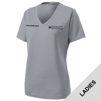 National Relig - Ladies PosiCharge ® RacerMesh ® V Neck Tee Thumbnail