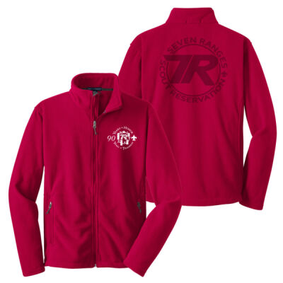 F217 - Buckeye SR-SR Pipestone Logo - EMB - Buckeye Council Seven Ranges Fleece Jacket with Laser Etch Back Thumbnail