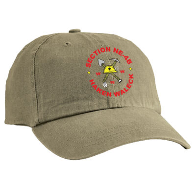 CP84 - L114E013 - EMB - Garment Washed Cap Thumbnail